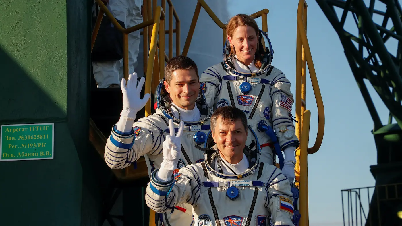 Oleg Kononenko, Nikolai Chub, Loral O'Hara (Soyuz MS-24)-650496637e1ea.webp