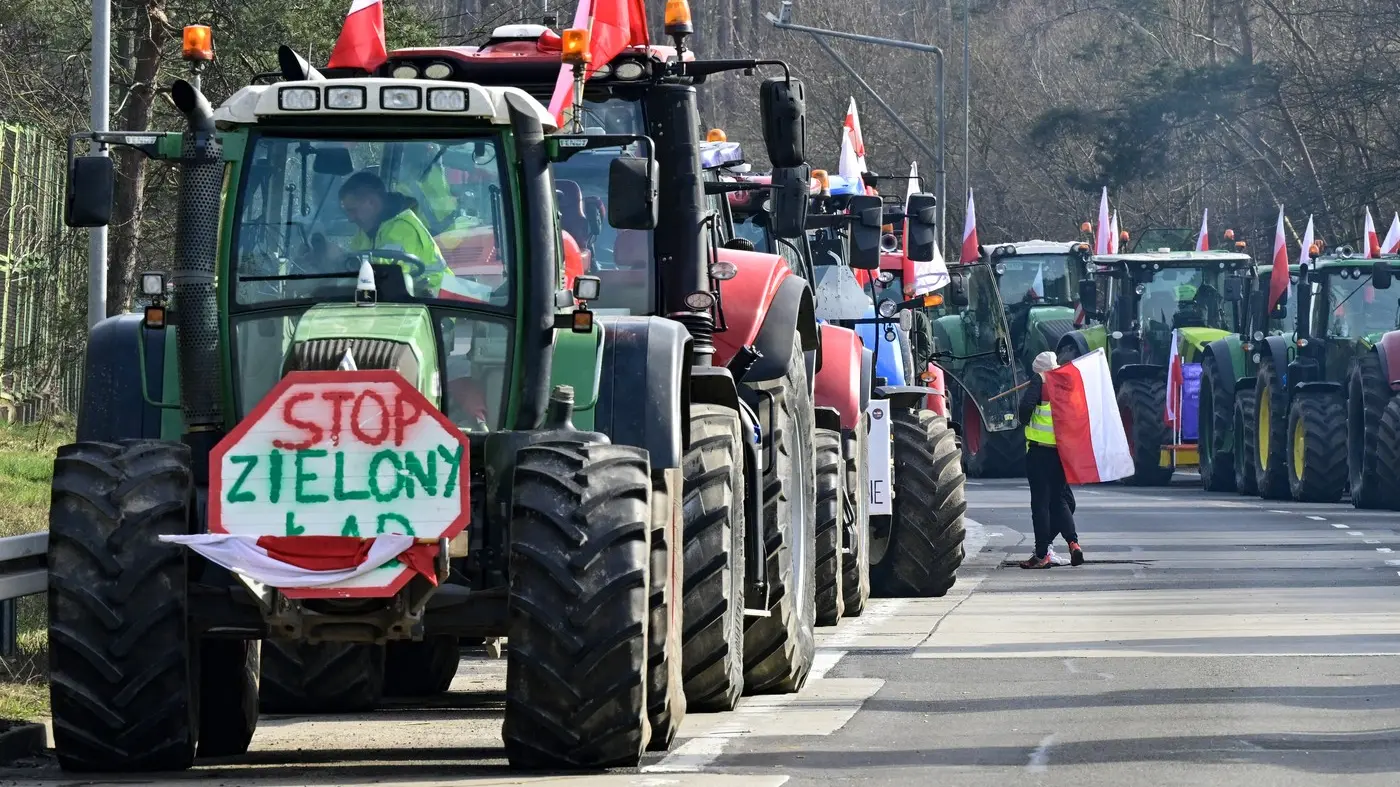 protest poljskih poljoprivrednika, granični prelaz sviecko, poljska - profimedia-65dc909e993de.webp