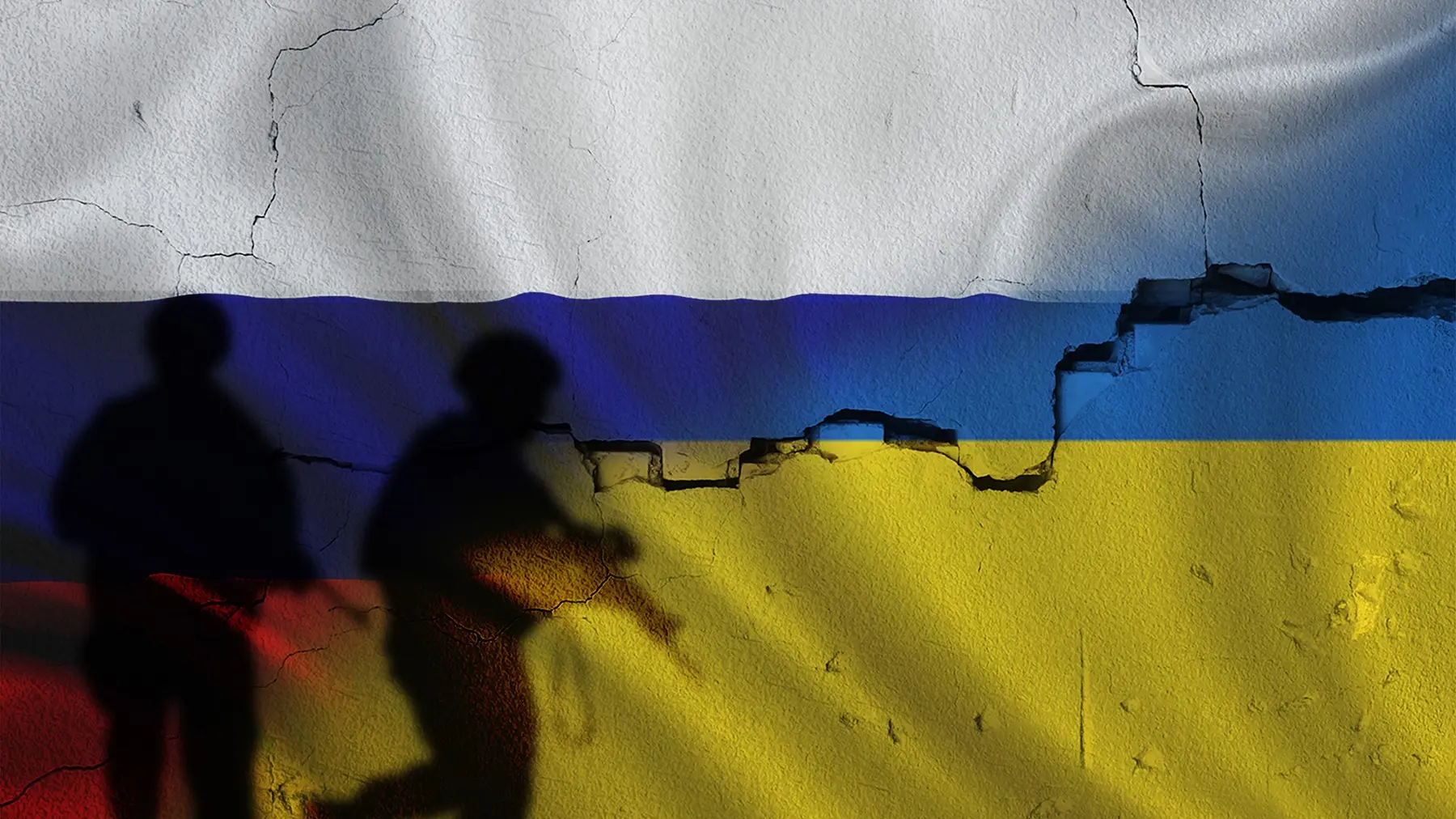 rusija, ukrajina, ruska zastava ukrajinska zastava, rat u ukrajini, zastave ukrajine rusije - profimedia-65fdc1903b6b1.webp