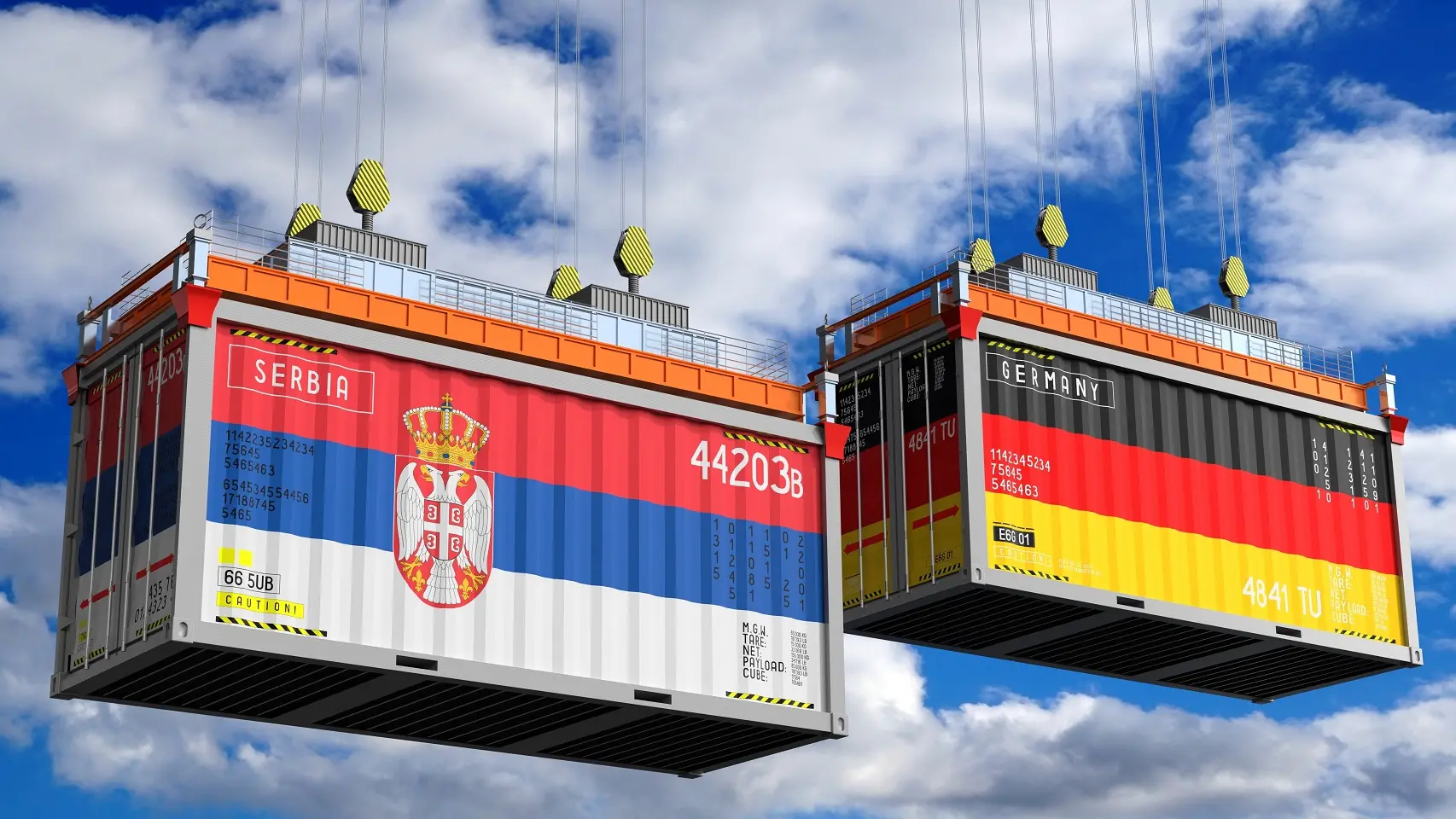 srbija, nemačka, srpska, nemačka ekonomija, privreda, srpsko-nemačko partnerstvo, kontejneri, trogovinska razmena saradnja srbije i nemačke - shutterstock-65f484fd46615.webp