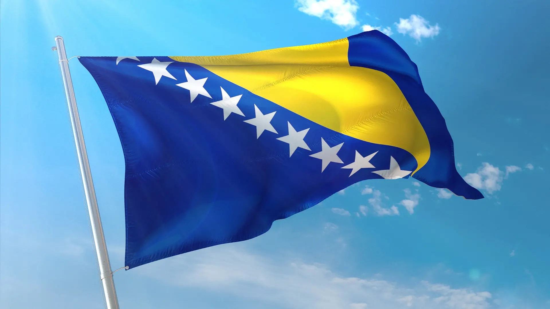 zastava bosne i hercegovine, bosansko-hercegovačka, bosanska zastava, BiH - shutterstock-6603dbaa557a4.webp