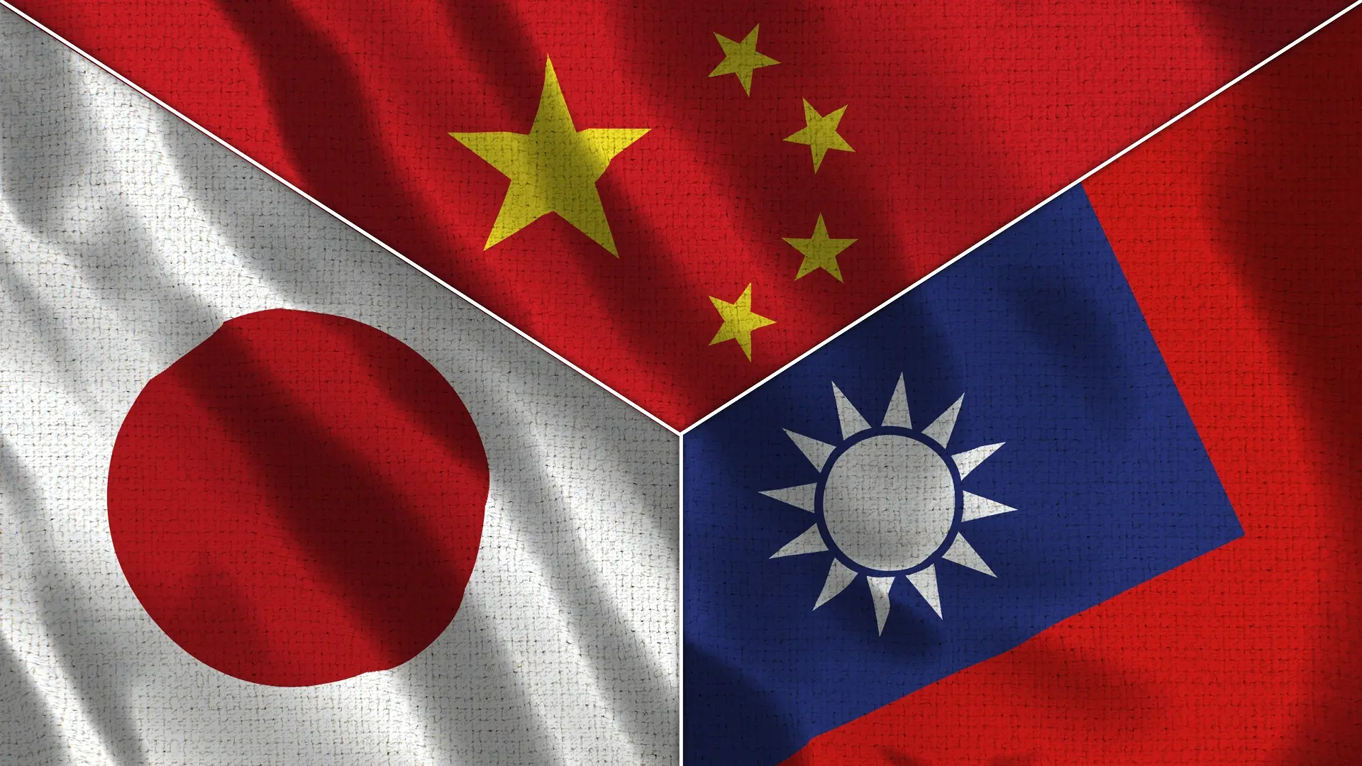 kina, japan, tajvan, kineska japanska tajvanska zastava - shutterstock-660aa77247904.webp