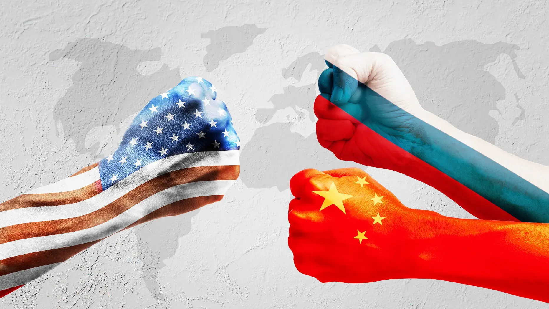 kina, rusija, sad, kineska, ruska, američka zastava svetska ekonomija, ekonomski odnosi, dedolarizacija - shutterstock-662778c8b28d1.webp