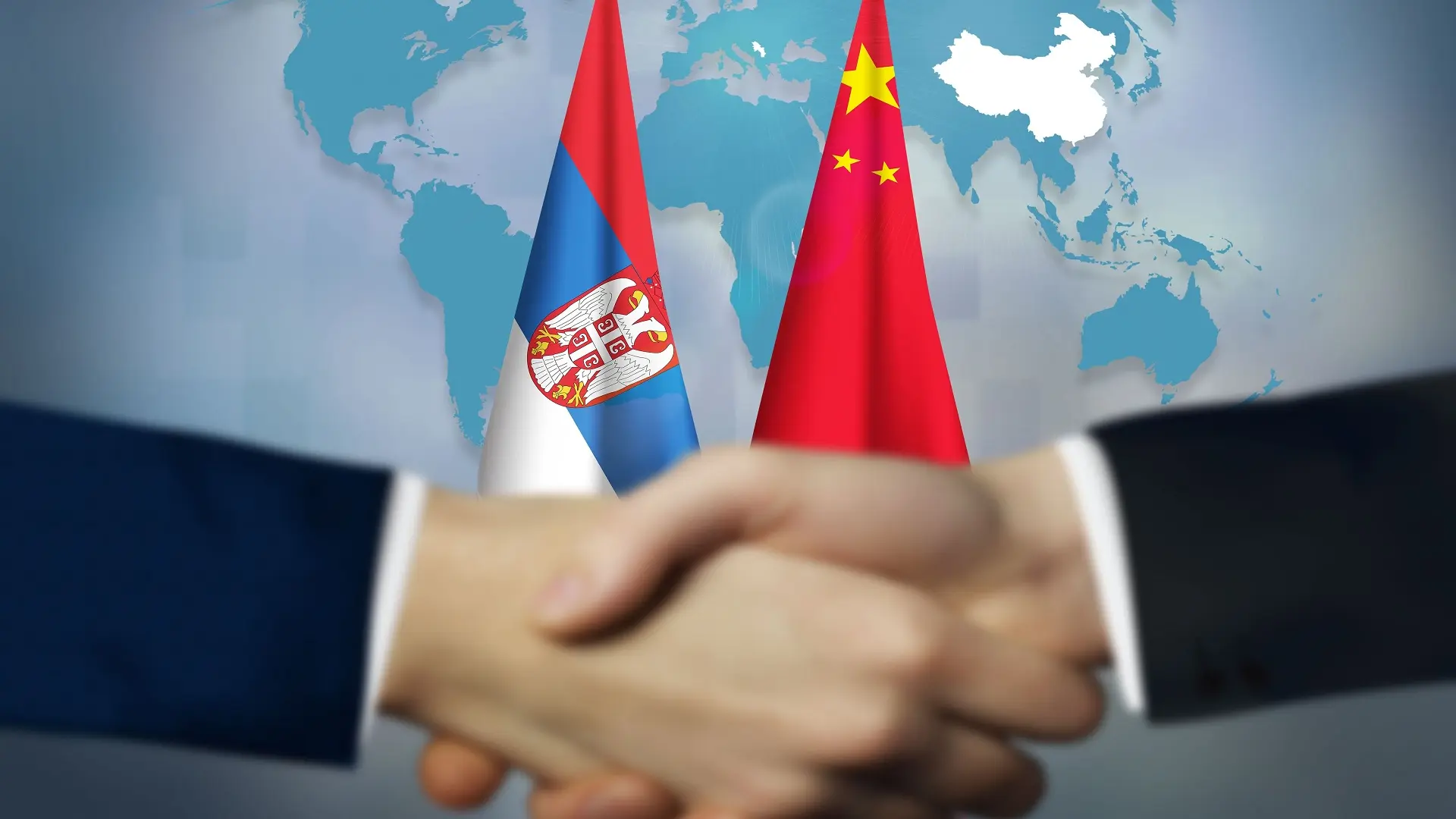 srbija, kina, srpska kineska zastava zastave ekonomija, saradnja srbije i kine - shutterstock-668241848f1dd.webp